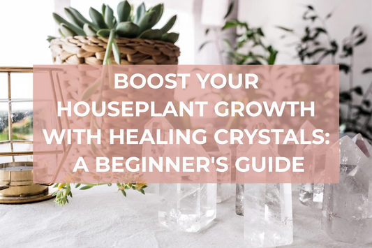 Boost Your Houseplant Growth with Healing Crystals: A Beginner's Guide