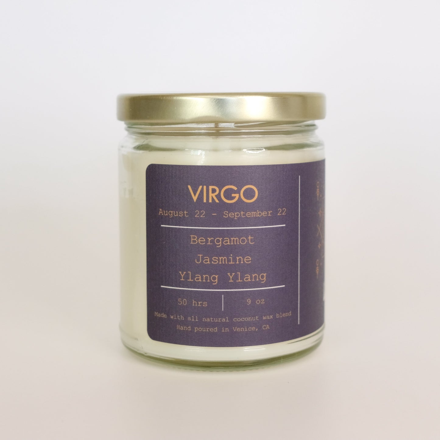 Virgo, Zodiac Candle