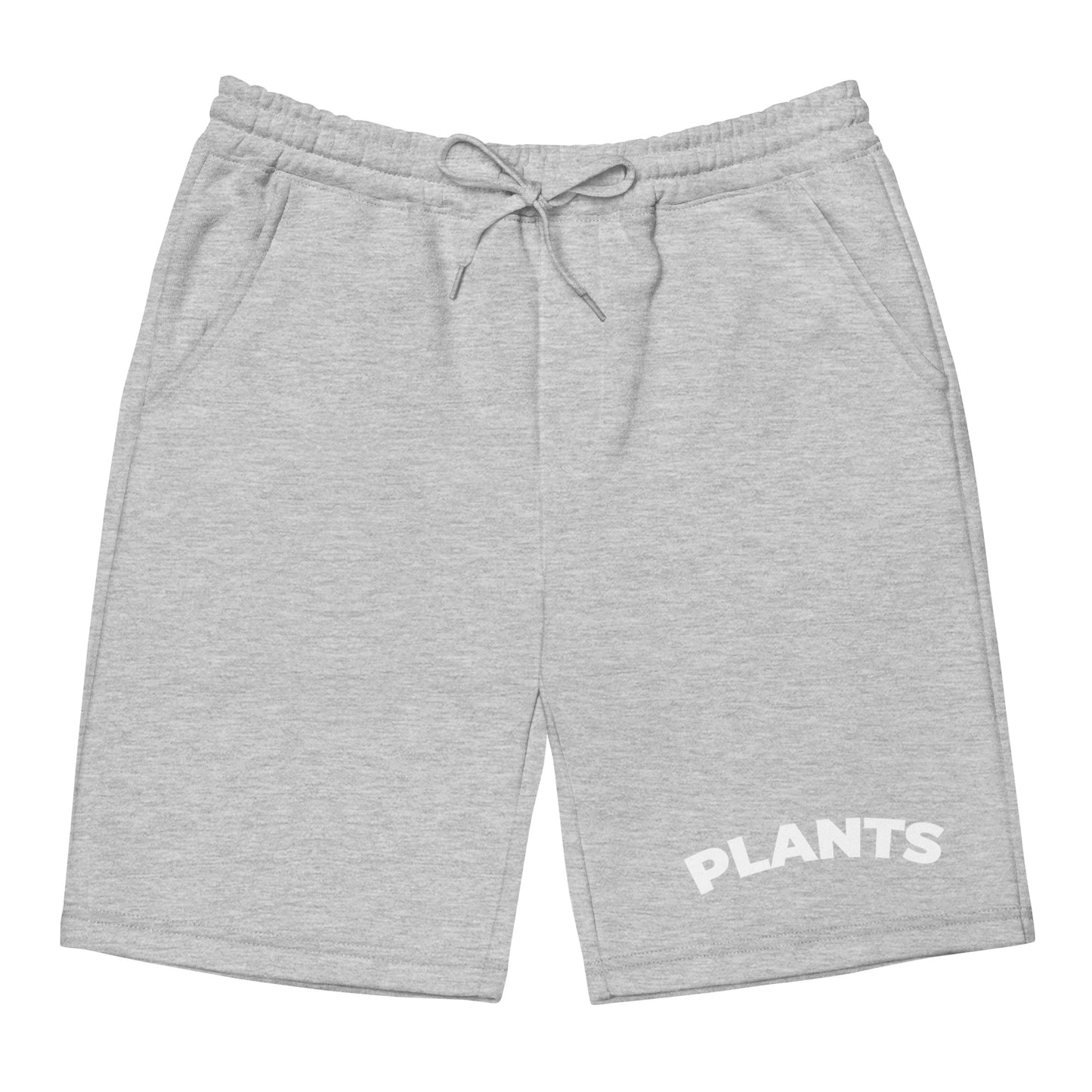 plants unisex grey shorts