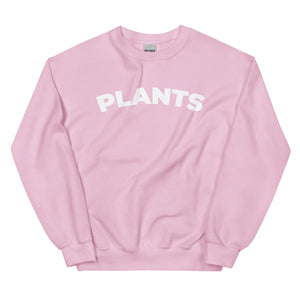 plants unisex pink sweatshirt