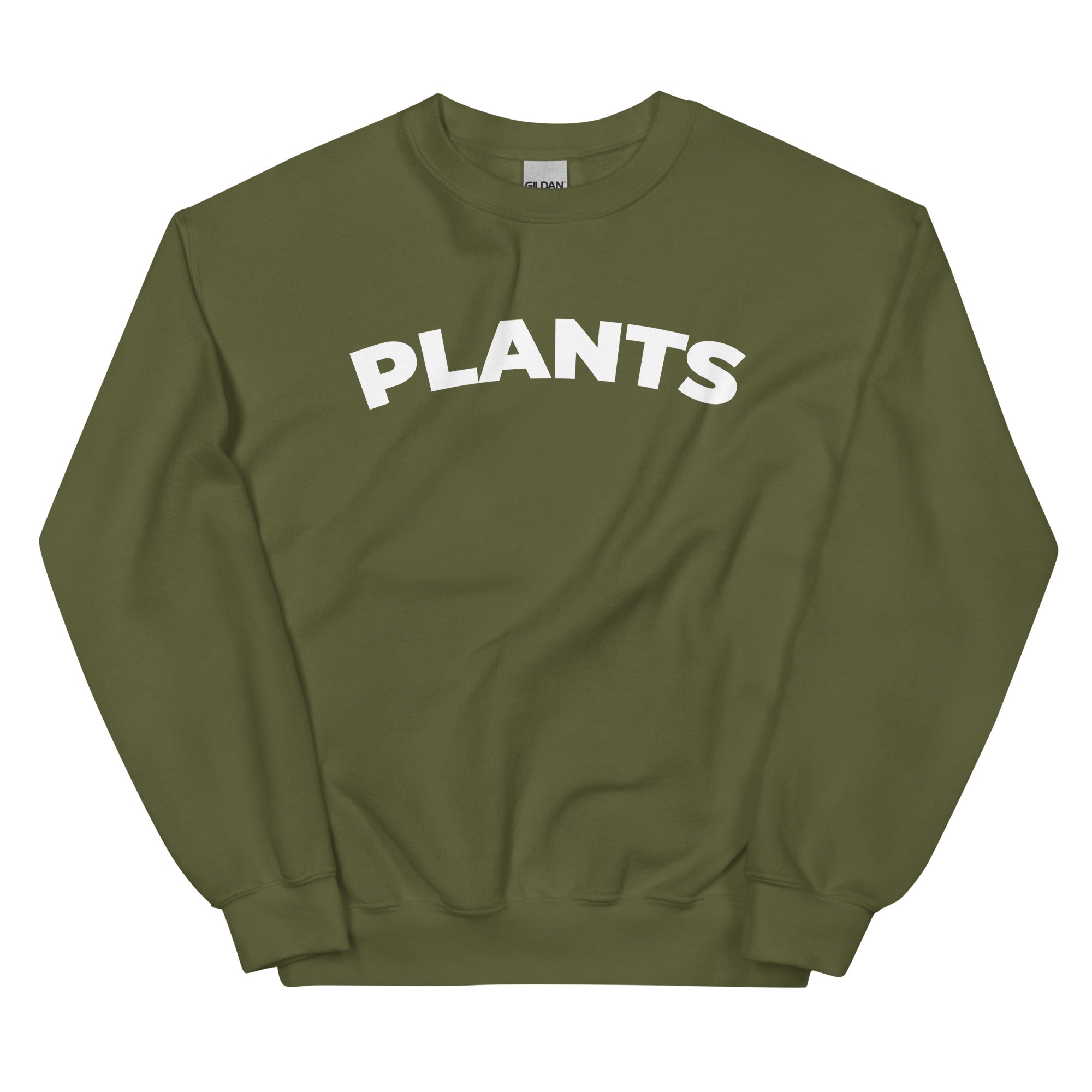 plants unisex green sweatshirt