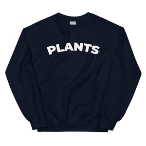 plants unisex navy sweatshirt