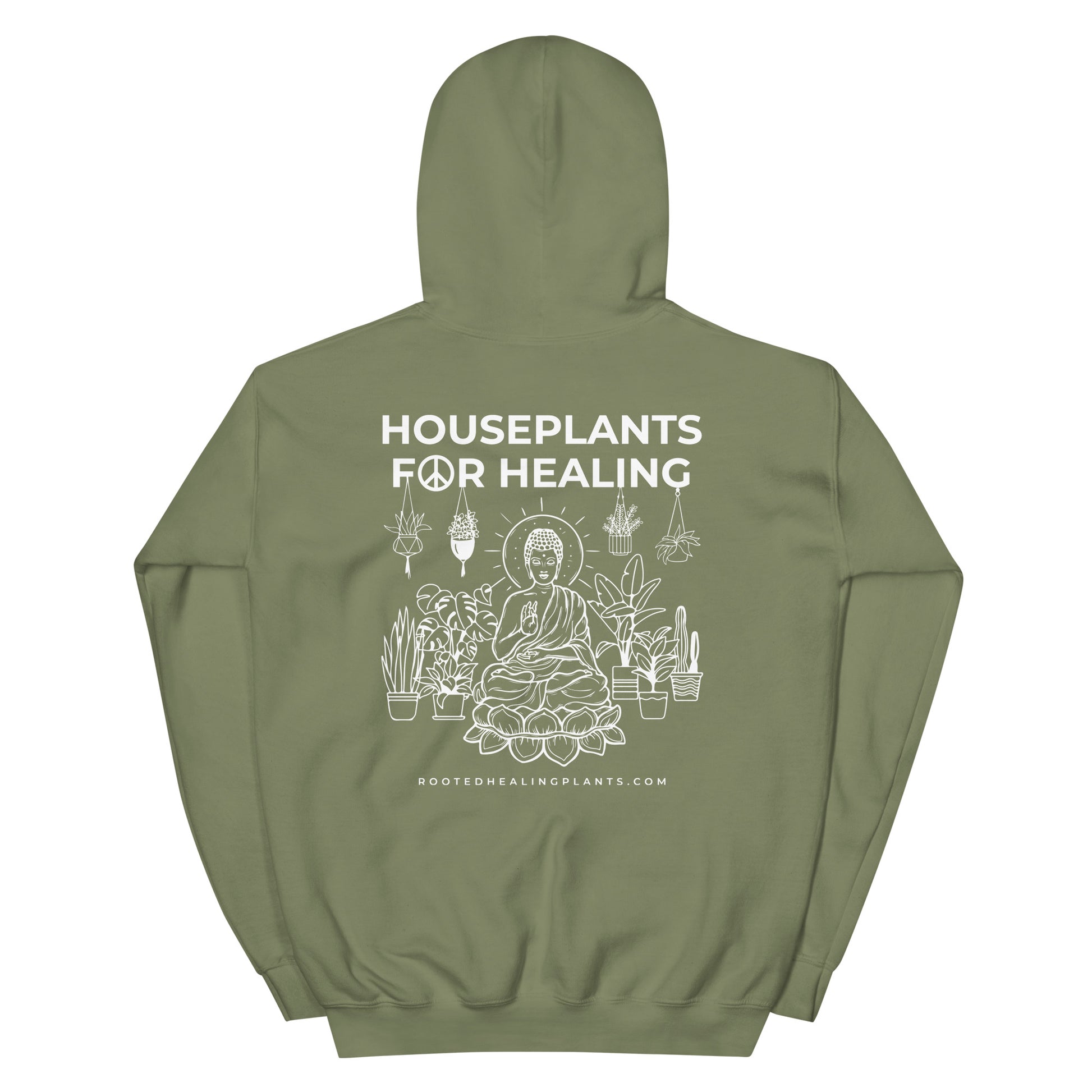 Buddha Houseplants for Healing Unisex Hoodie