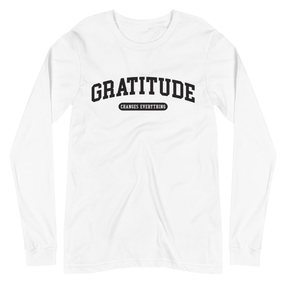 Gratitude Unisex Long Sleeve T-Shirt