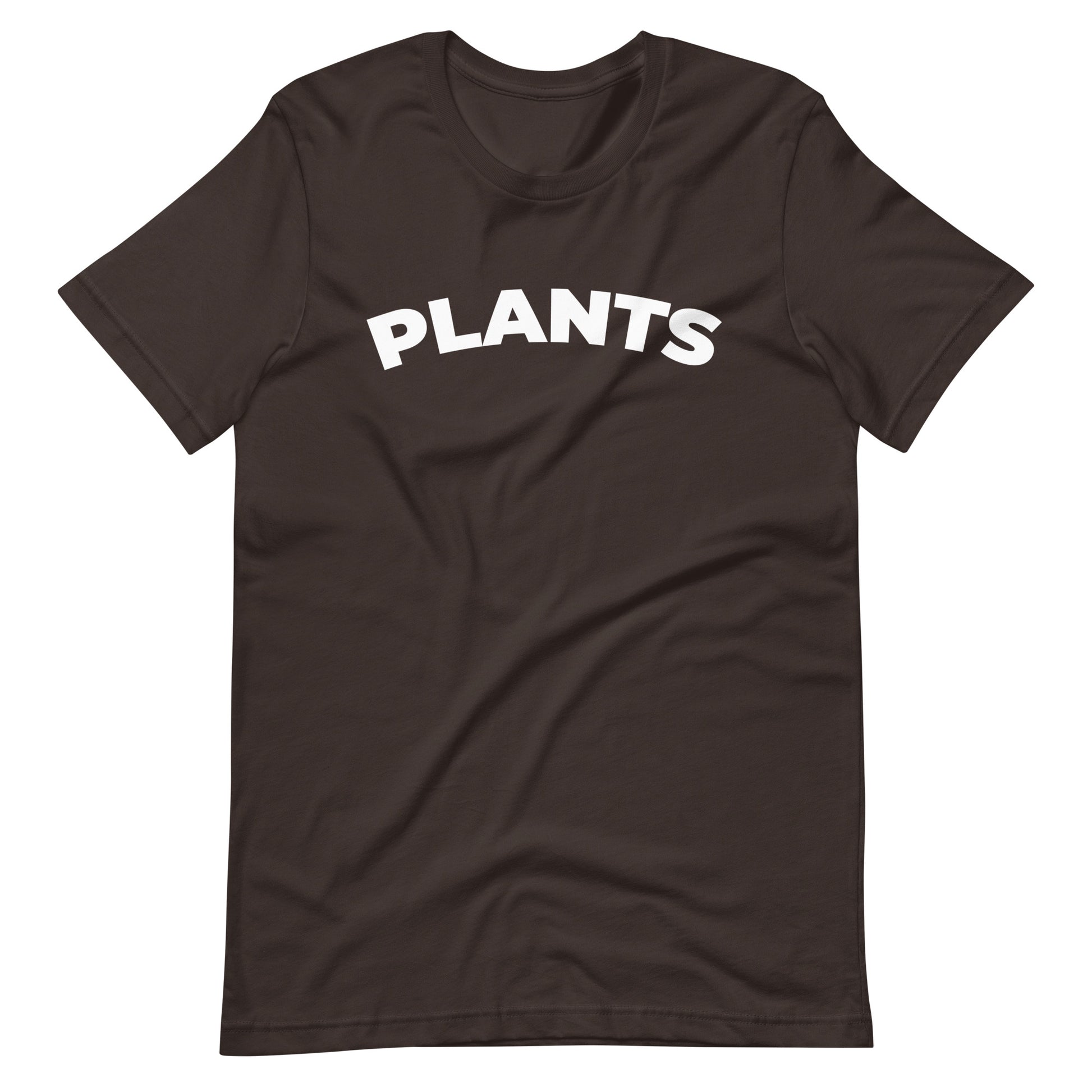 plants unisex brown t-shirt