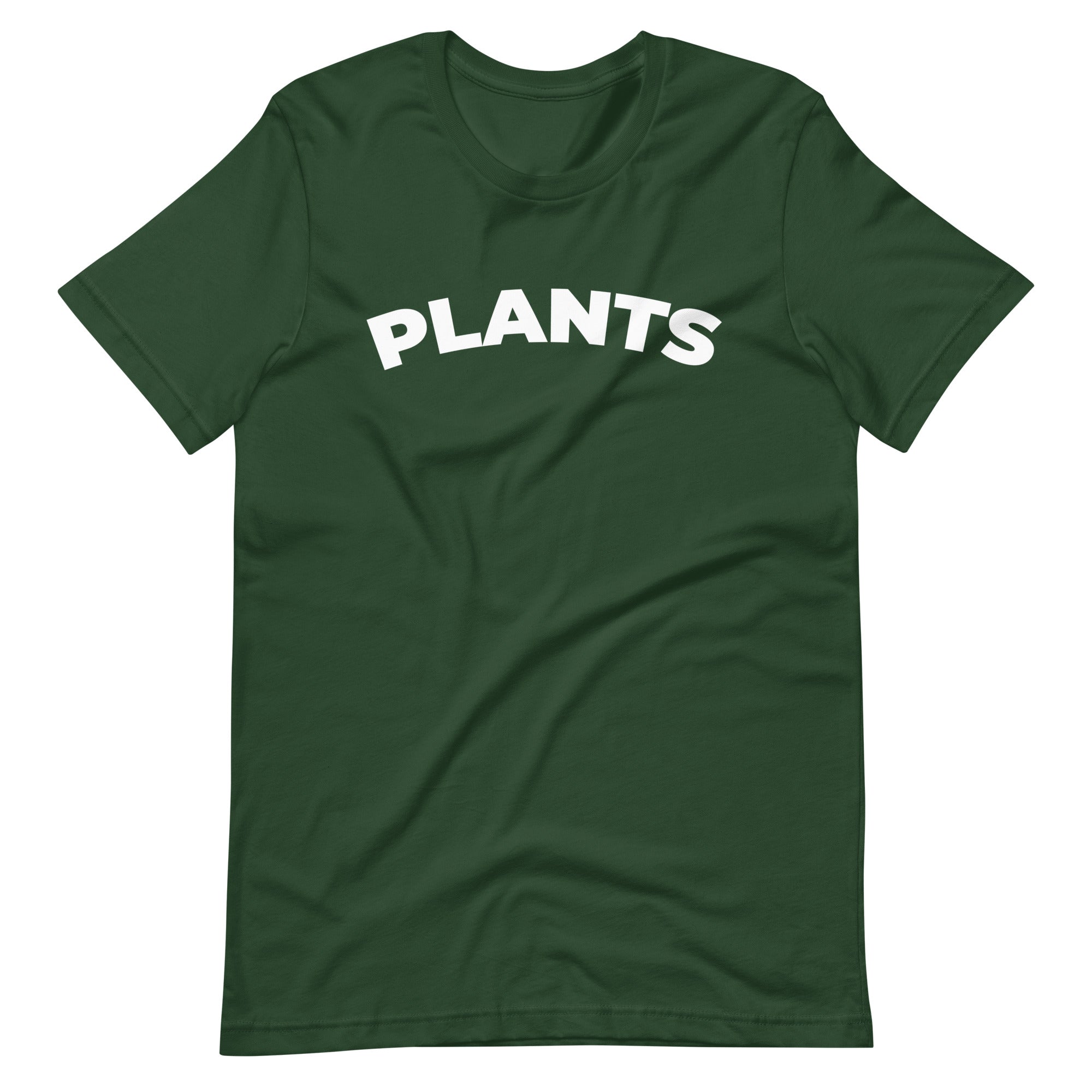 plants unisex green t-shirt