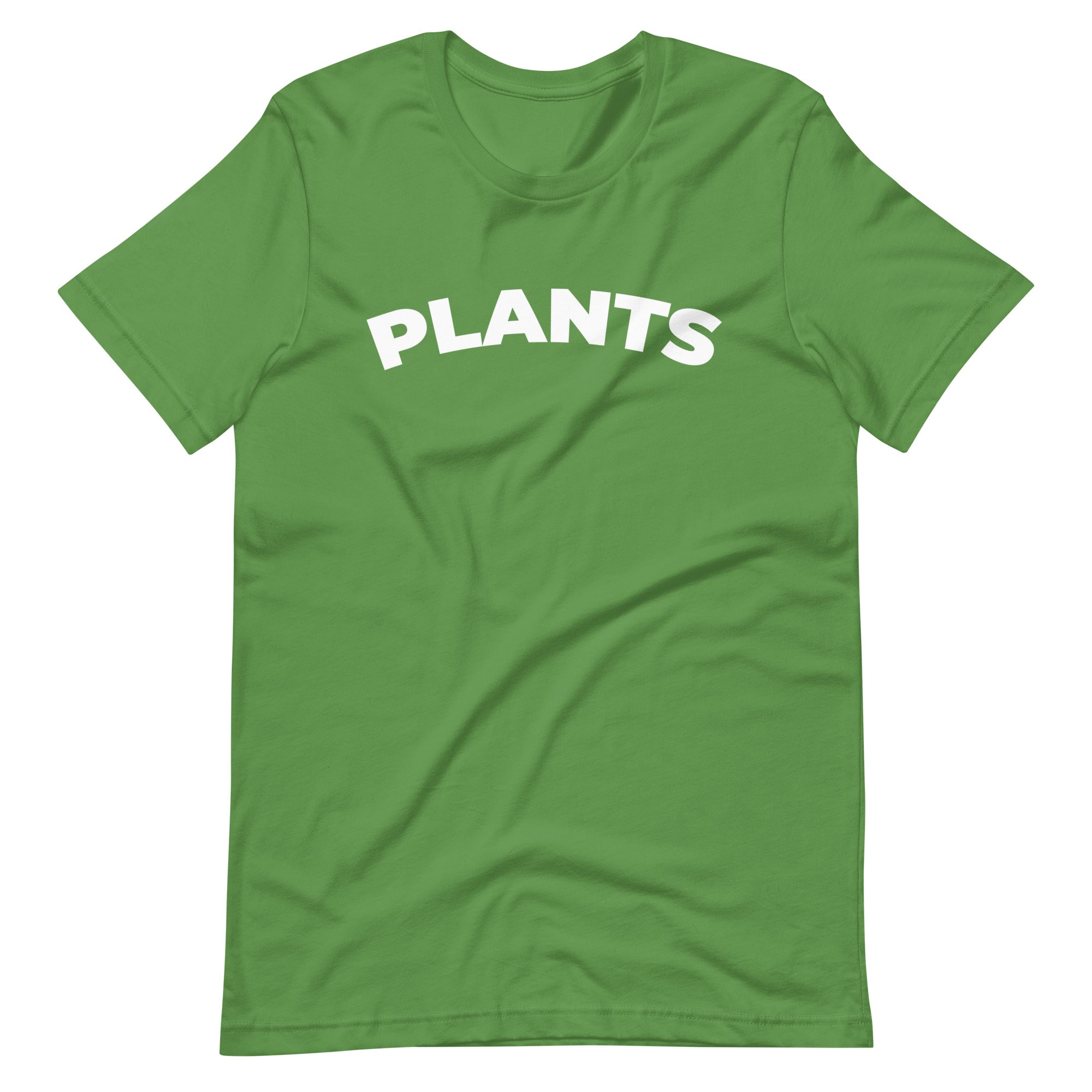 plants unisex leaf green t-shirt