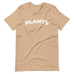 plants unisex tan natural t-shirt